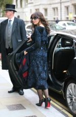 MONICA BELLUCCI Leaves Her Hotel in London 10/22/2015