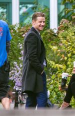 MORENA BACCARIN on the Set of Gotham in Brooklyn 10/23/2015