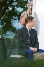 MORENA BACCARIN on the Set of Gotham in Brooklyn 10/23/2015