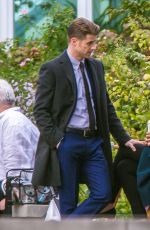 MORENA BACCARIN on the Set of Gotham in Brooklyn 10/23/2015