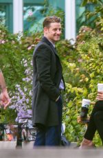MORENA BACCARIN on the Set of Gotham in Brooklyn 10/23/2015