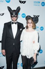 NAJANDRA DELFINO at Unicef Black & White Masquerade Ball in Los Angeles 10/30/2015