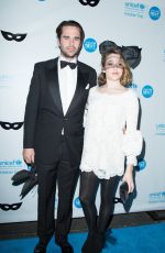 NAJANDRA DELFINO at Unicef Black & White Masquerade Ball in Los Angeles 10/30/2015