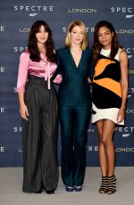 NAOMIE HARRIS at Spectre Photocall in London 10/22/2015