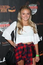 NATALIE ALYN LIND at Griffith Park Haunted Hayride Opening Night in Los Angeles 10/04/2015