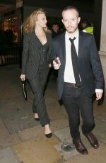 NATALIE DORMER Leaves Her Hotel in London 10/10/2015