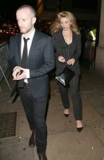 NATALIE DORMER Leaves Her Hotel in London 10/10/2015
