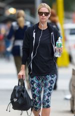NICKY HILTON in Leggings Leaves a Gym in New York 10/01/2015