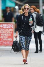 NICKY HILTON in Leggings Leaves a Gym in New York 10/01/2015
