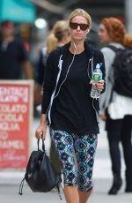 NICKY HILTON in Leggings Leaves a Gym in New York 10/01/2015