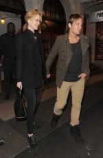 NICOLE KIDMAN Leaves Noel Coward Theater in London 10/01/2015
