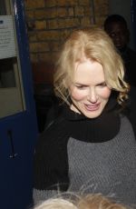 NICOLE KIDMAN Leaves Noel Coward Theatre in London 10/13/2015