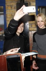 NICOLE KIDMAN Leaves Noel Coward Theatre in London 10/13/2015