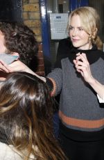 NICOLE KIDMAN Leaves Noel Coward Theatre in London 10/13/2015