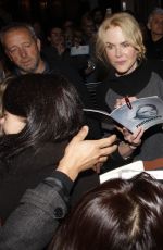 NICOLE KIDMAN Leaves Noel Coward Theatre in London 10/13/2015