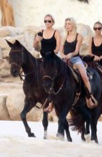 NICOLE RICHIE at Horseback Ridinig at a Beaches in Los Cabos 10/17/2015