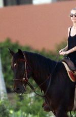 NICOLE RICHIE at Horseback Ridinig at a Beaches in Los Cabos 10/17/2015