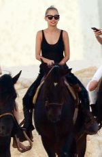 NICOLE RICHIE at Horseback Ridinig at a Beaches in Los Cabos 10/17/2015