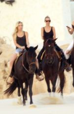 NICOLE RICHIE at Horseback Ridinig at a Beaches in Los Cabos 10/17/2015