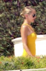 NICOLE RICHIE in Swimsuit at a Pool in Los Cabos 10/17/2015