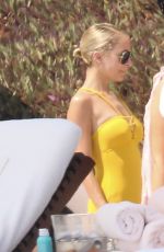 NICOLE RICHIE in Swimsuit at a Pool in Los Cabos 10/17/2015