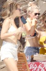 NICOLE RICHIE in Swimsuit at a Pool in Los Cabos 10/17/2015
