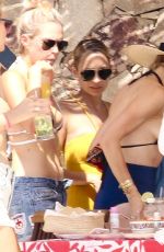NICOLE RICHIE in Swimsuit at a Pool in Los Cabos 10/17/2015