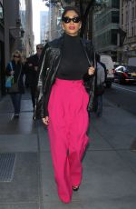 NICOLE SCHERZINGER Leaves The Today Show in New York 10/15/2015