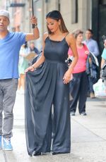 NICOLE SCHERZINGER Leaves The Wendy Williams Show in New York 09/30/2015