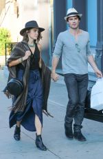 NIKKI REED Out and About in NEw York 10/12/2015