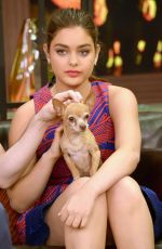 ODEYA RUSH on the Set of Despierta America in Miami 10/01/2015