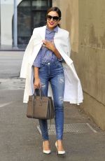 OLIVIA CULPO in Tight Ripped Jeans Out in West Hollywood 10/15/2015