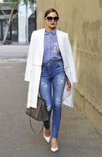 OLIVIA CULPO in Tight Ripped Jeans Out in West Hollywood 10/15/2015