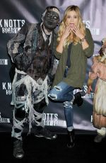 OLIVIA HOLT at Knott’s Scary Farm Black Carpet in Buena Park 10/01/2015