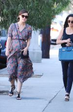 OLIVIA MUNN and ROSE BYRNE Out and About in Hollywood 10/29/2015