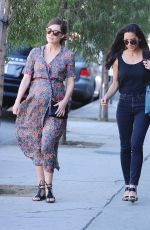 OLIVIA MUNN and ROSE BYRNE Out and About in Hollywood 10/29/2015