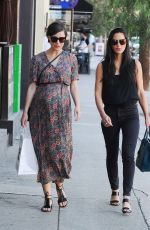 OLIVIA MUNN and ROSE BYRNE Out and About in Hollywood 10/29/2015