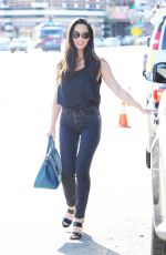 OLIVIA MUNN and ROSE BYRNE Out and About in Hollywood 10/29/2015