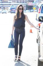 OLIVIA MUNN and ROSE BYRNE Out and About in Hollywood 10/29/2015