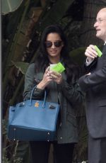 OLIVIA MUNN Waits For Her Car After Having Lunch in Los Angeles 10/28/2015