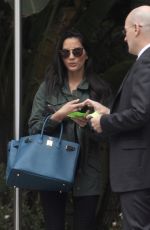 OLIVIA MUNN Waits For Her Car After Having Lunch in Los Angeles 10/28/2015