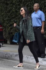 OLIVIA MUNN Waits For Her Car After Having Lunch in Los Angeles 10/28/2015