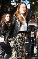 OLIVIA WILDE Arrives at The View in New York 10/12/2015