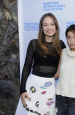 OLIVIA WILDE at Meadowland Photocall in East Hampton 10/10/2015