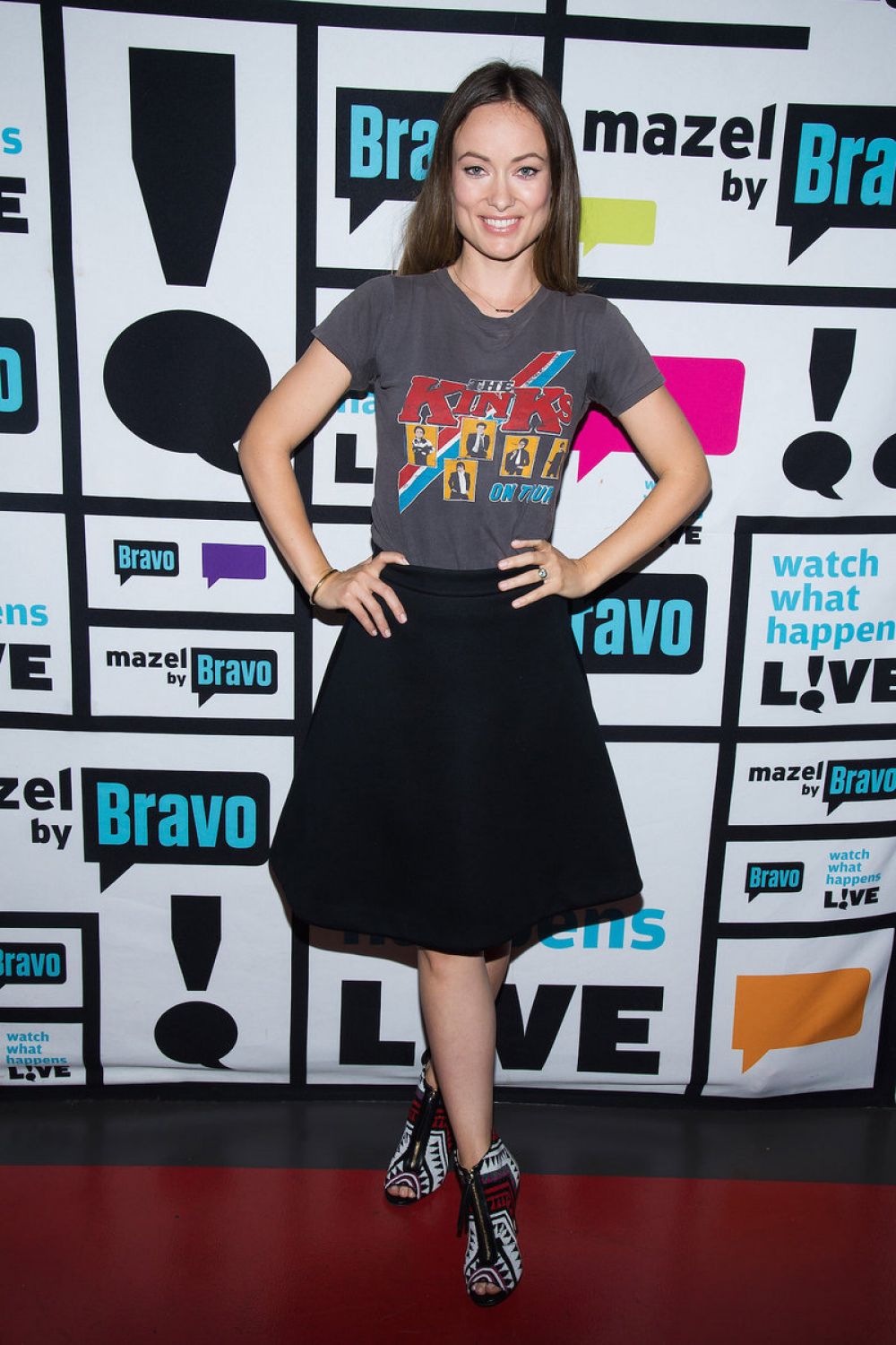 OLIVIA WILDE at Watch What Happens Live in New York 2015