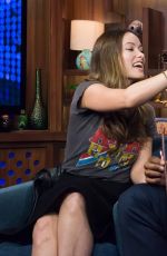 OLIVIA WILDE at Watch What Happens Live in New York 2015