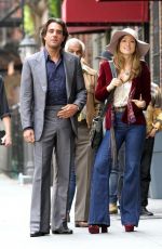 OLIVIA WILDE on the Set of Vinyl in New York 10/14/2015