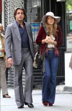 OLIVIA WILDE on the Set of Vinyl in New York 10/14/2015