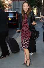 OLIVIA WILDE Out and About in New York 10/12/2015