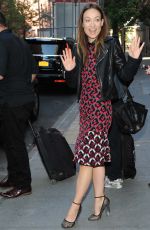 OLIVIA WILDE Out and About in New York 10/12/2015